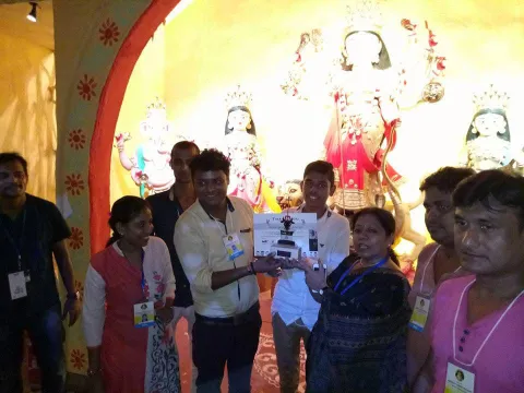 Berger Priyo Pujo Alpona Contest